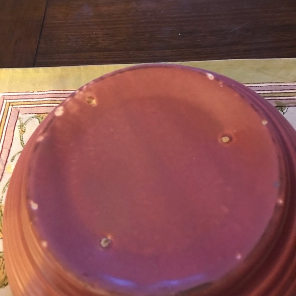 1930-40s VINTAGE ROSE COLORED BOWL - Picture 10 of 10